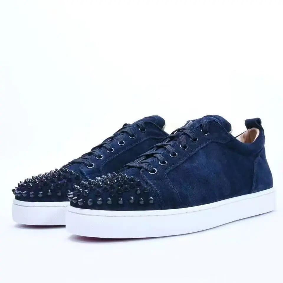 Christian Louboutin Low Sneaker Suede Cap-Toe — 36