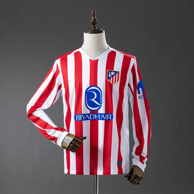 Long-Sleeve Football Jersey England Crest — 2526马竞主场