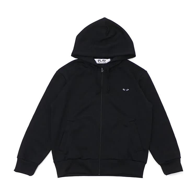 Comme des Garçons Zip-Up Hoodie Play Eye Logo
