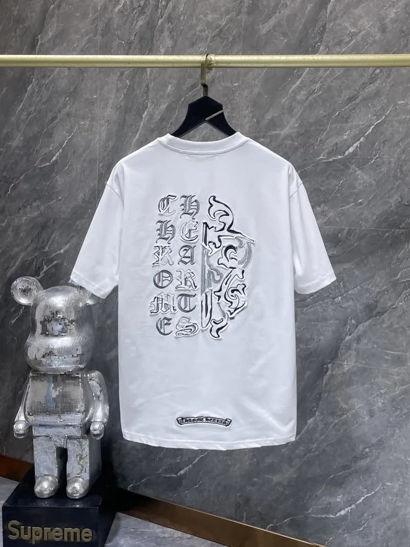 Chrome Hearts Star Tee Studded Star Print — White 8983