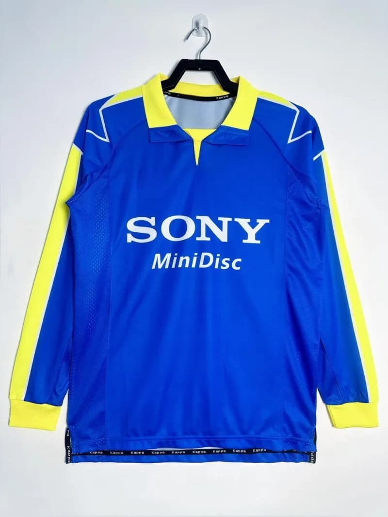 Adidas Training Jersey Sky Sport Sponsor — 1997-99尤文客场蓝色长袖