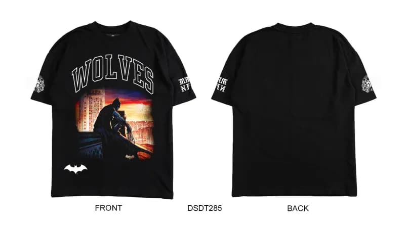 Balenciaga Wolves Graphic Tee Bury Me In Dark — DSDT285