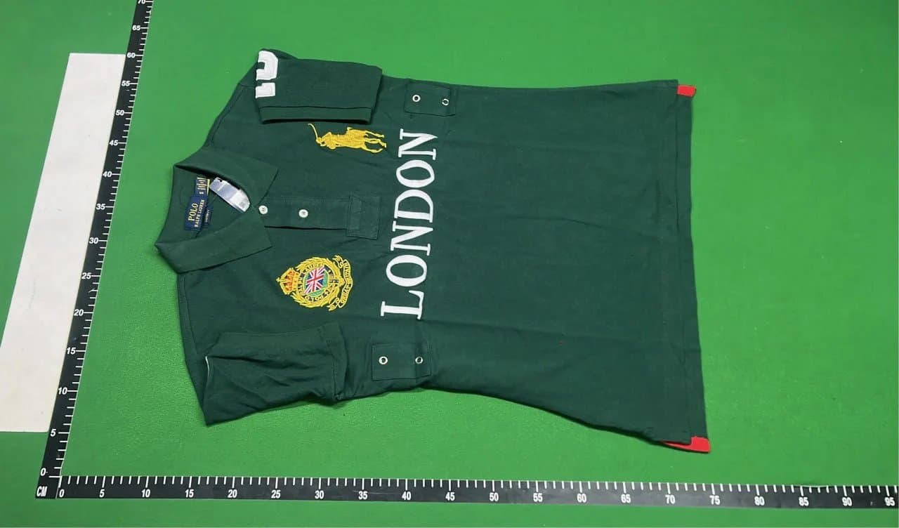 Polo Ralph Lauren Polo Tee USA Flag Patch — green-london