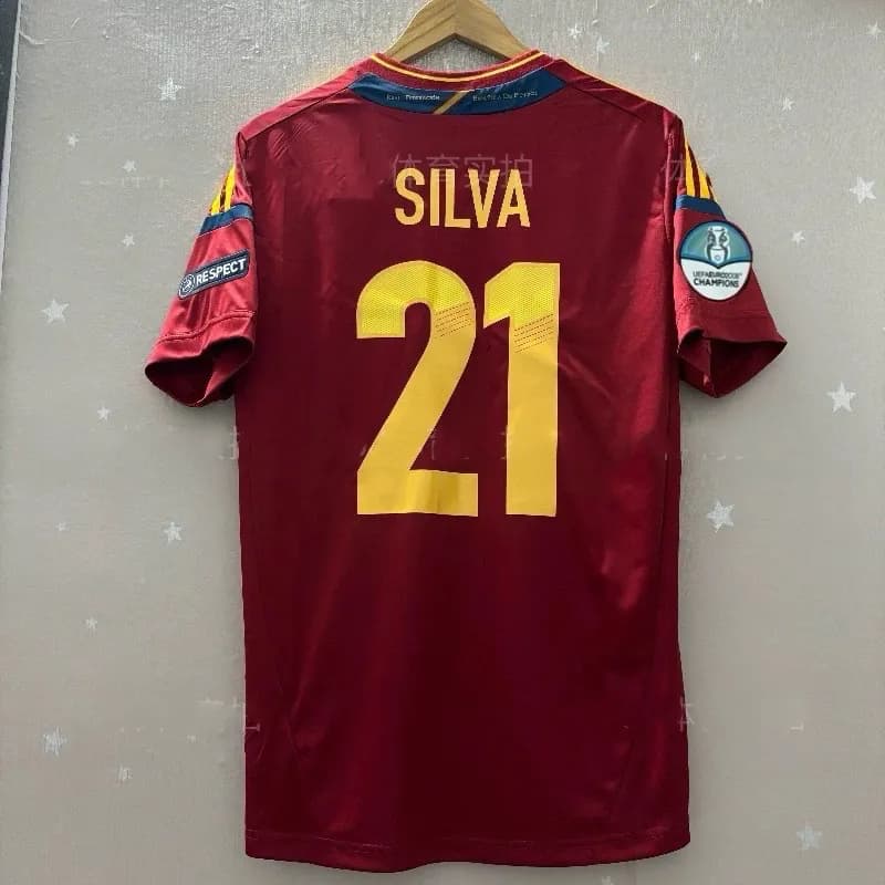 Nike Soccer Jersey Ronaldo 9 — 2012西班牙主场印21号+2臂章