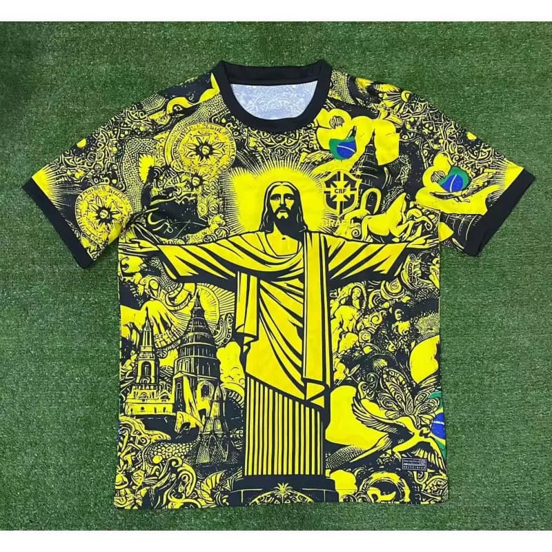 Nike × Corteiz Brazil Jersey Cristo Redentor Graphic