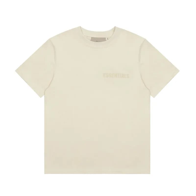 Fear of God Essentials Essentials Tee Metallic Logo — 2311短袖浅杏