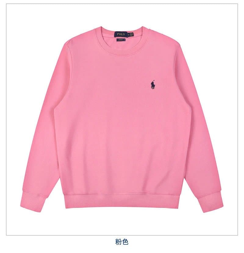 Polo Ralph Lauren Polo Bear Sweatshirt Dodgers Baseball — 棉圆领粉红-黑标