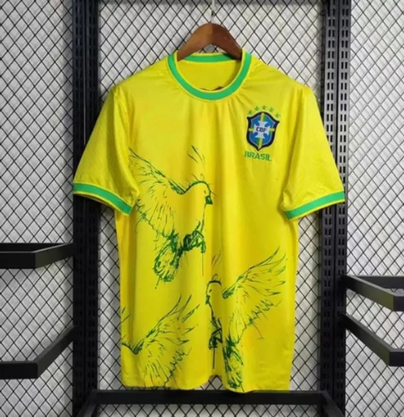 Nike Brazil National Team Jersey Graphic Dove Print