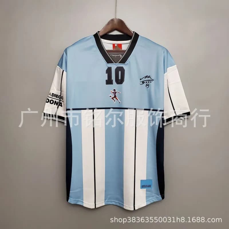Nike Home Jersey 2009-10 Centenary Edition — 01阿根廷马拉