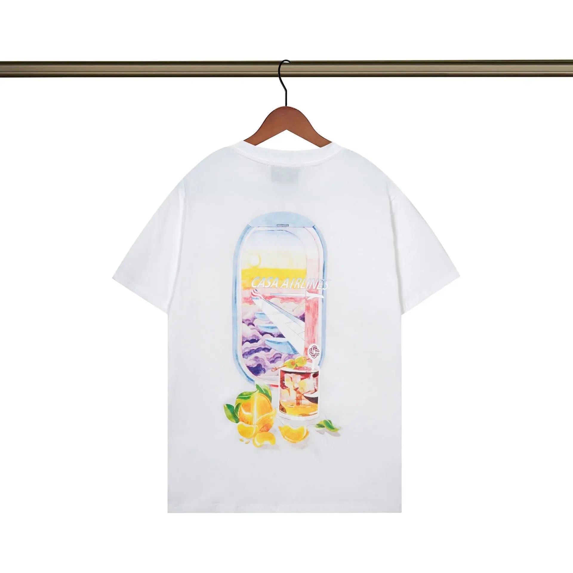 Casablanca Graphic Tee Rabbit Checkered — 8051白