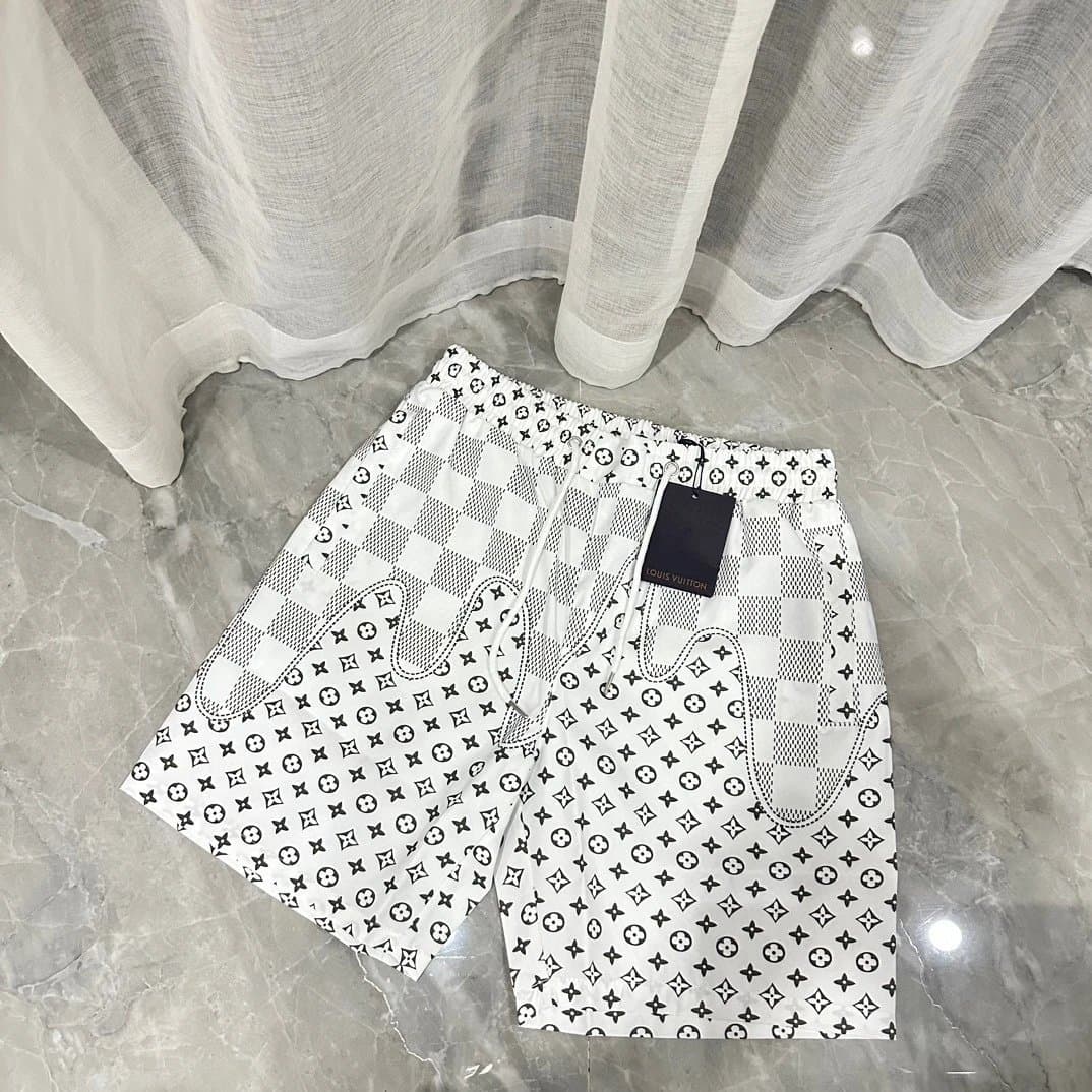 Dior Logo-Print Shorts Oblique Monogram — 16