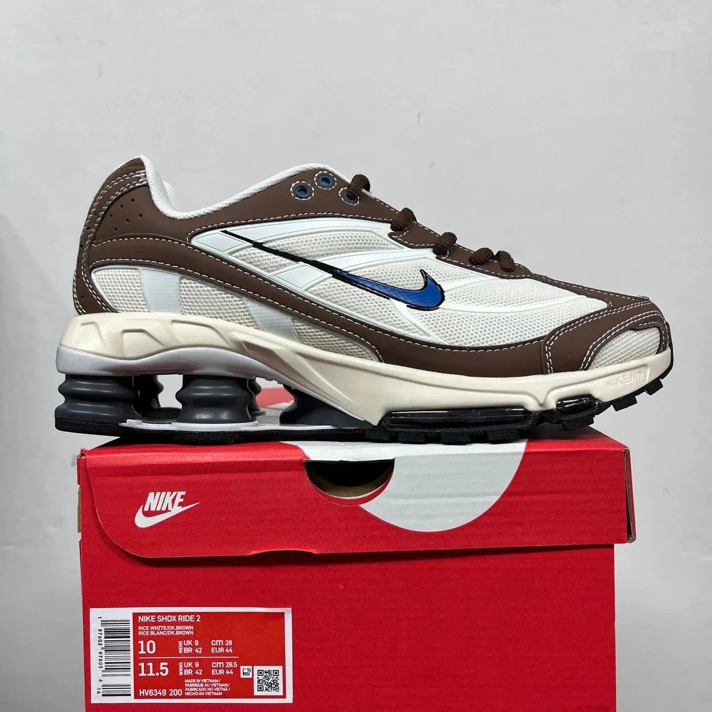 Nike Shox Ride 2 Light Bone/Turf Orange — WM版 · 白粽 HV6349-200