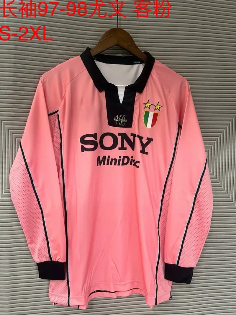 Adidas Training Jersey Sky Sport Sponsor — 1997-98尤文粉长袖