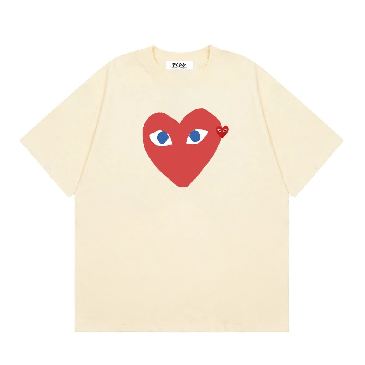 Comme des Garçons Heart Tee Camo Heart — CJ8杏色