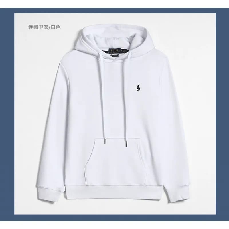 Polo Ralph Lauren Classic Fit Jogger Polo Pony — 套头款白色黑标
