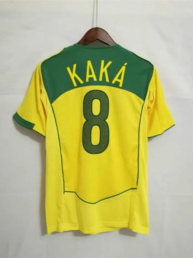 Nike Brazil National Team Jersey 2022 World Cup Home — 2004巴西主场 8号
