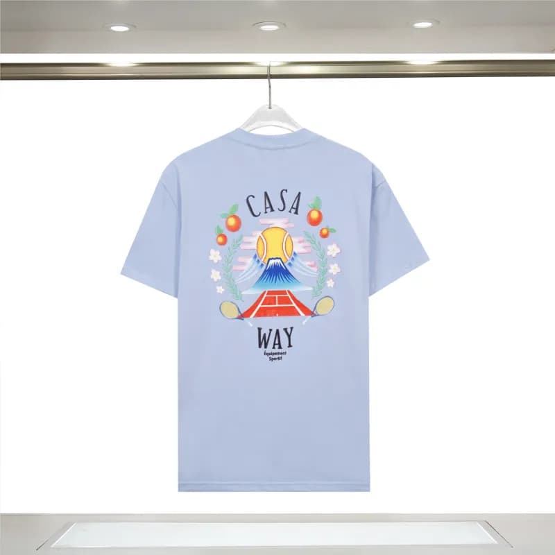 BAPE Graphic T-Shirt Camo Column Print — 876 front and rear printed blue