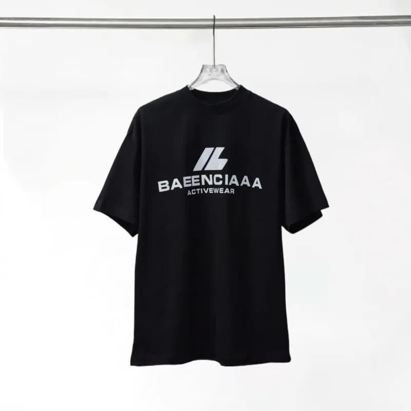 Balenciaga Logo T-Shirt Oversized Script — 【021】反光IB—黑色