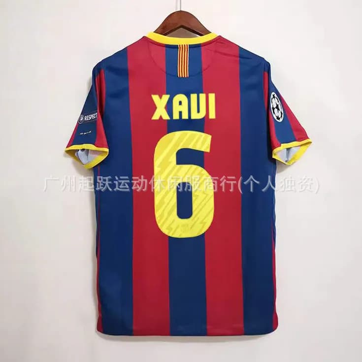 PSG Home Jersey Neymar Jr #10 — 10-11巴萨主场 6号+欧冠