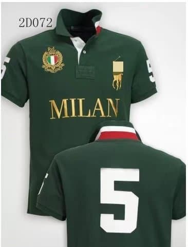 Polo Ralph Lauren Polo Shirt Chicago Number 3 — 米兰绿色