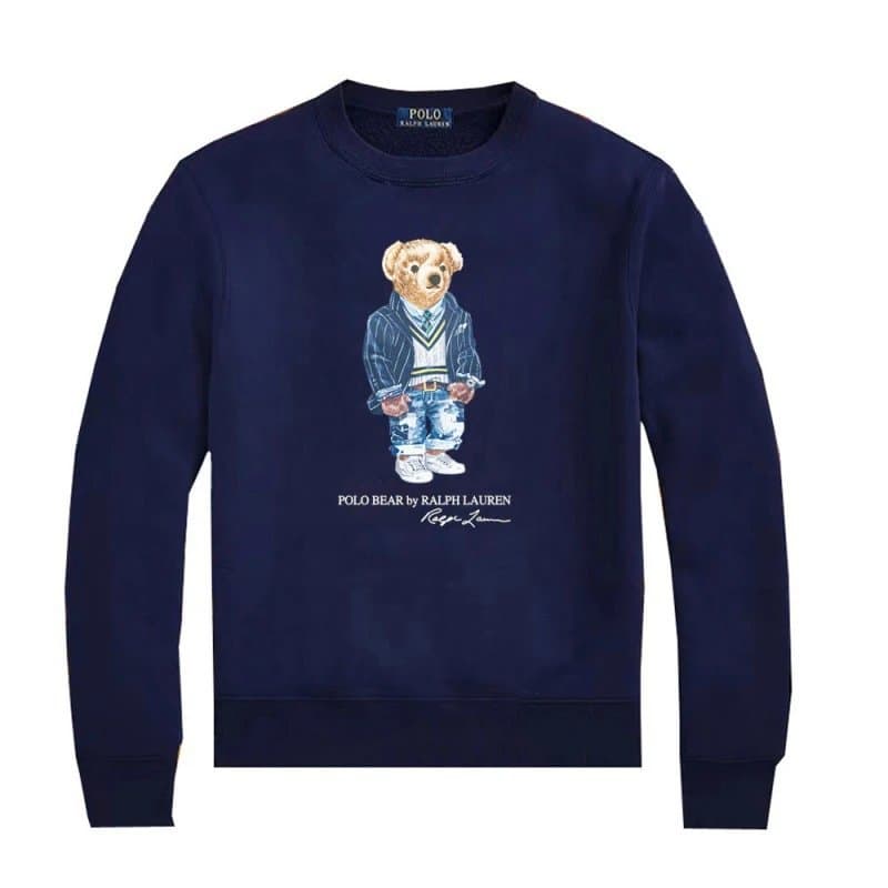 Polo Ralph Lauren Polo Bear Sweatshirt Dodgers Baseball — Y21·宝蓝色