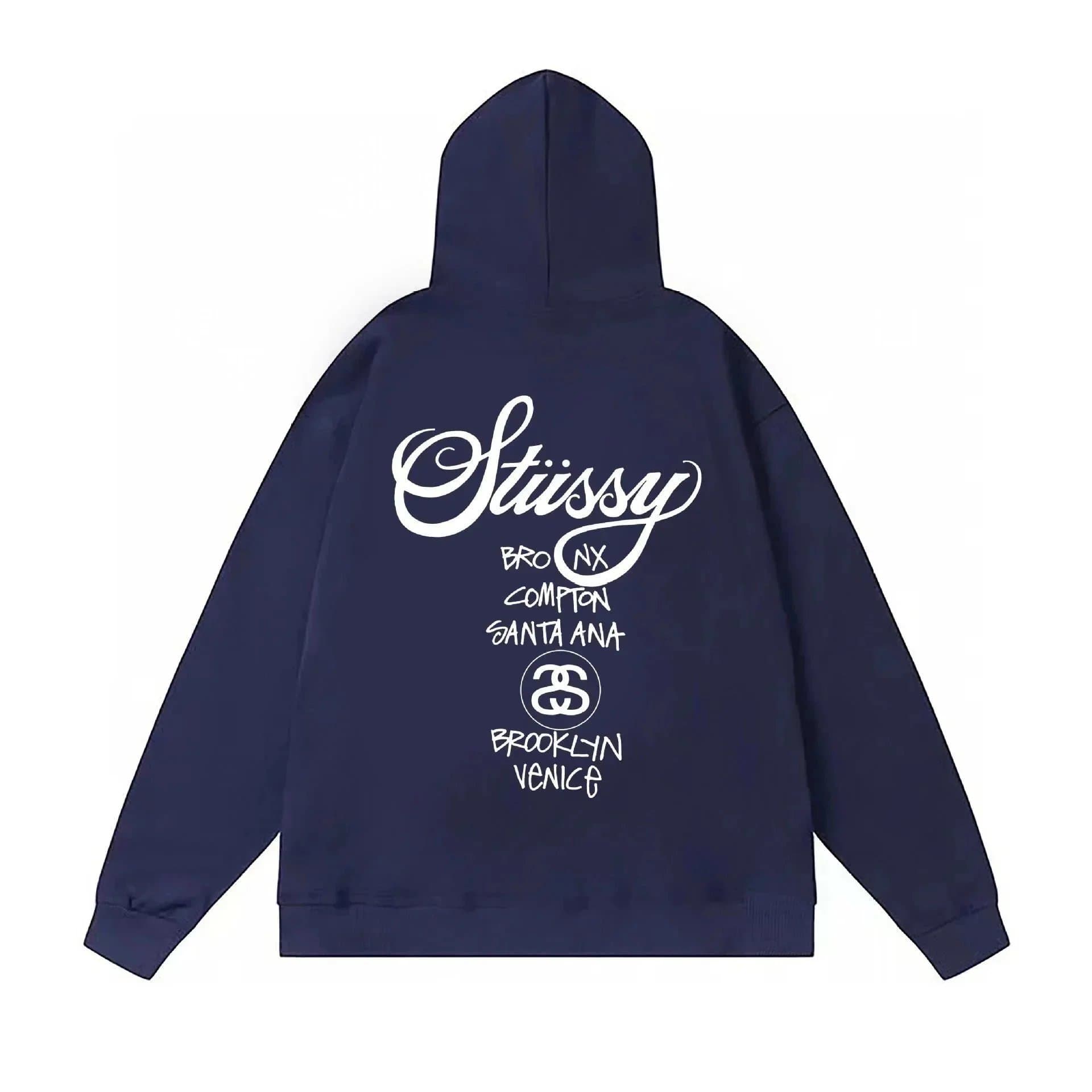Stüssy Hooded Zip-Up Jacket Dice Print — ALBB-18