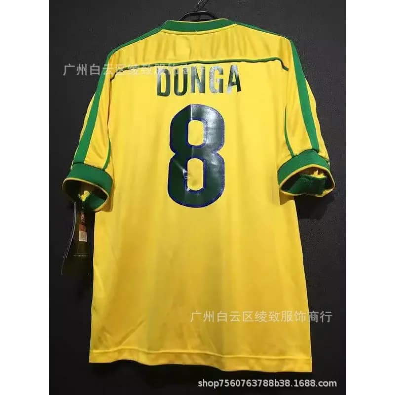 Nike Team Brasil Jersey CBF Crest — 1998巴西主场定制8号球星