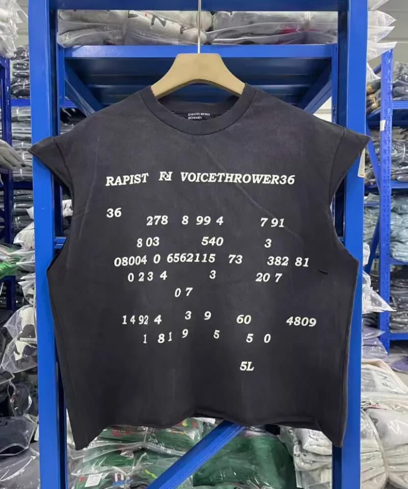 Cropped Tee Rapist FJ Voicethrower36 Print