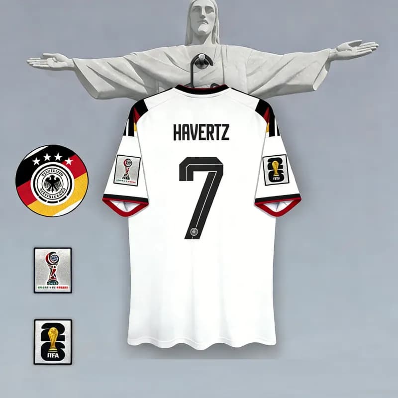 Spain 2006 World Cup Away Jersey Pedro #20 — 2627德国主场7号球星