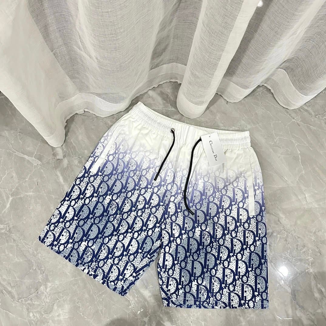 Dior Logo-Print Shorts Monogram — 7
