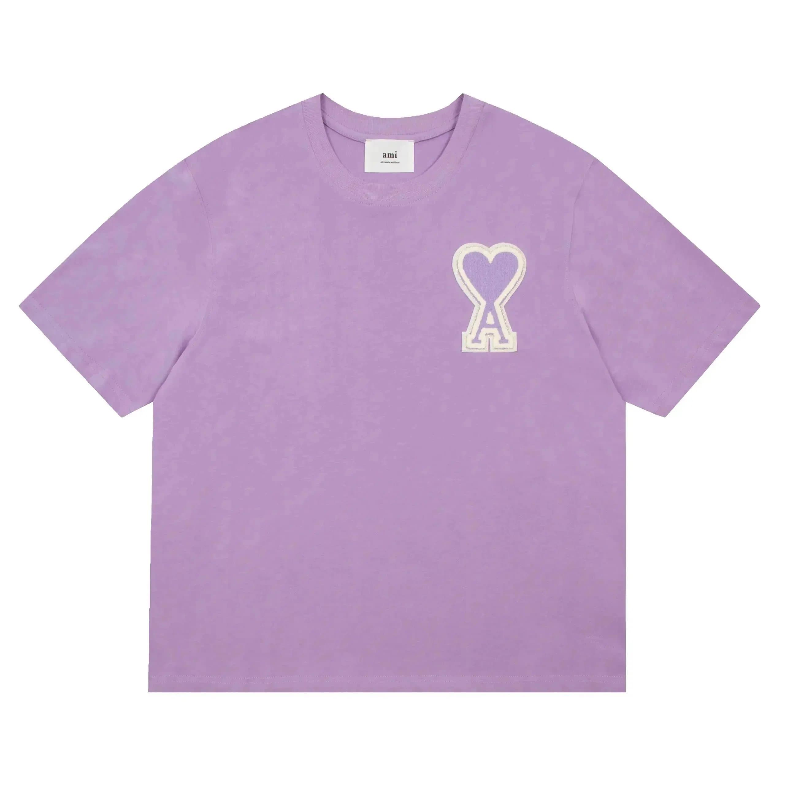 AMI Paris Logo T-Shirt Heart A Patch — 27