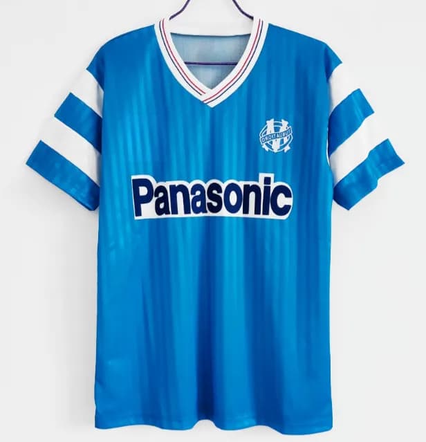 Adidas Olympique de Marseille Home Jersey Ericsson Sponsor — 1990 marseille away game