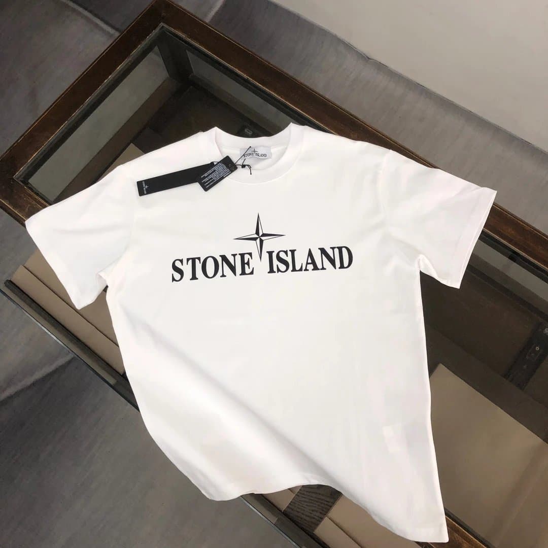 Stone Island T-Shirt Compass Logo Patch — 38