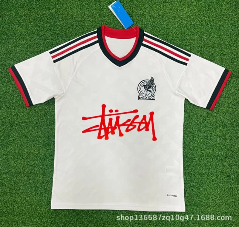 Stüssy × Nike Brazil National Team Jersey Stussy x CBF — 2627 mexico away game