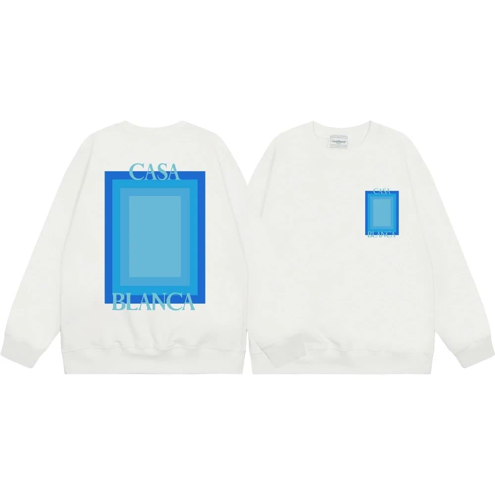 Chrome Hearts Crewneck Sweatshirt Matchbox Logo Print — 086白色