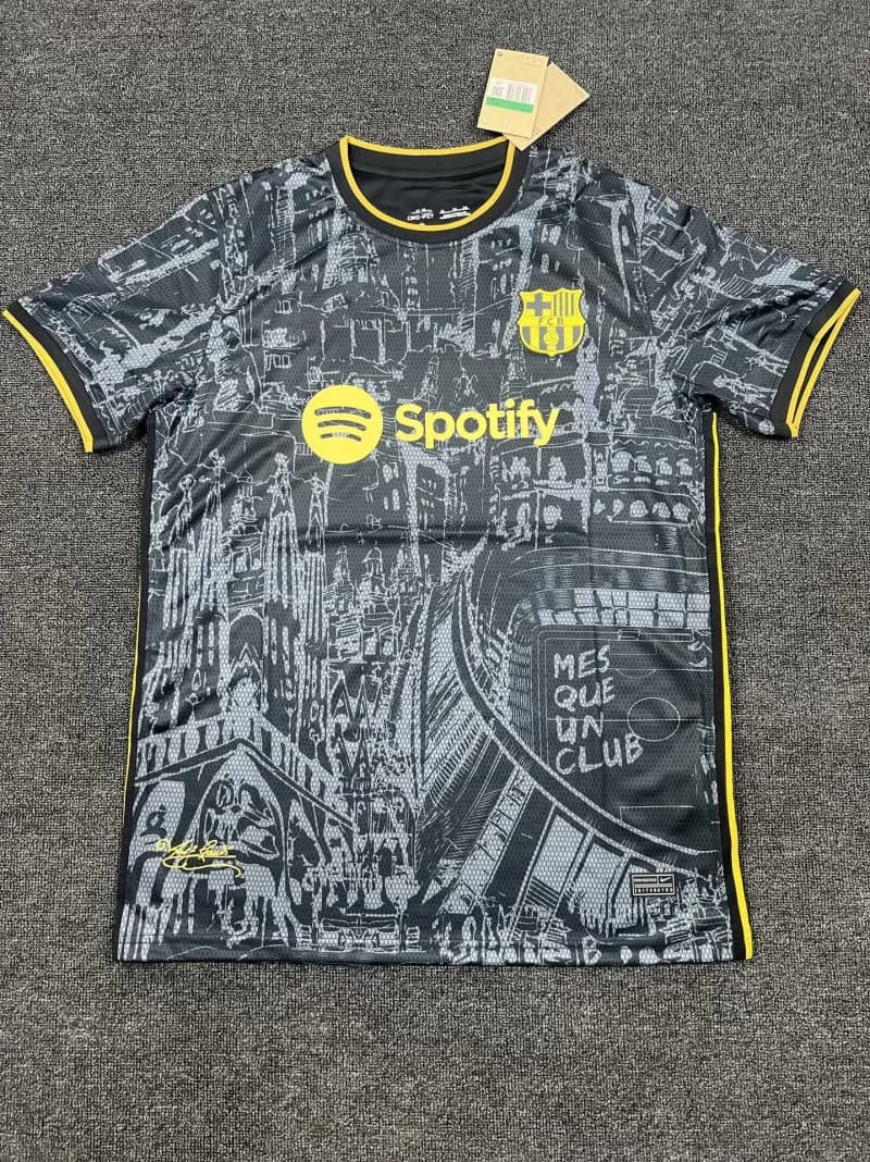 Nike FC Barcelona Third Jersey Spotify City Sketch