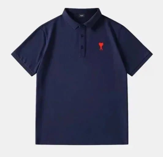 AMI Paris Logo T-Shirt Heart A Patch — 12
