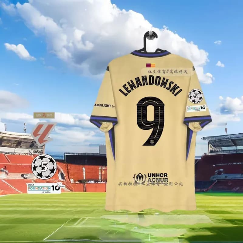 Nike Football Jersey Lewandowski #9 UEFA Foundation Edition