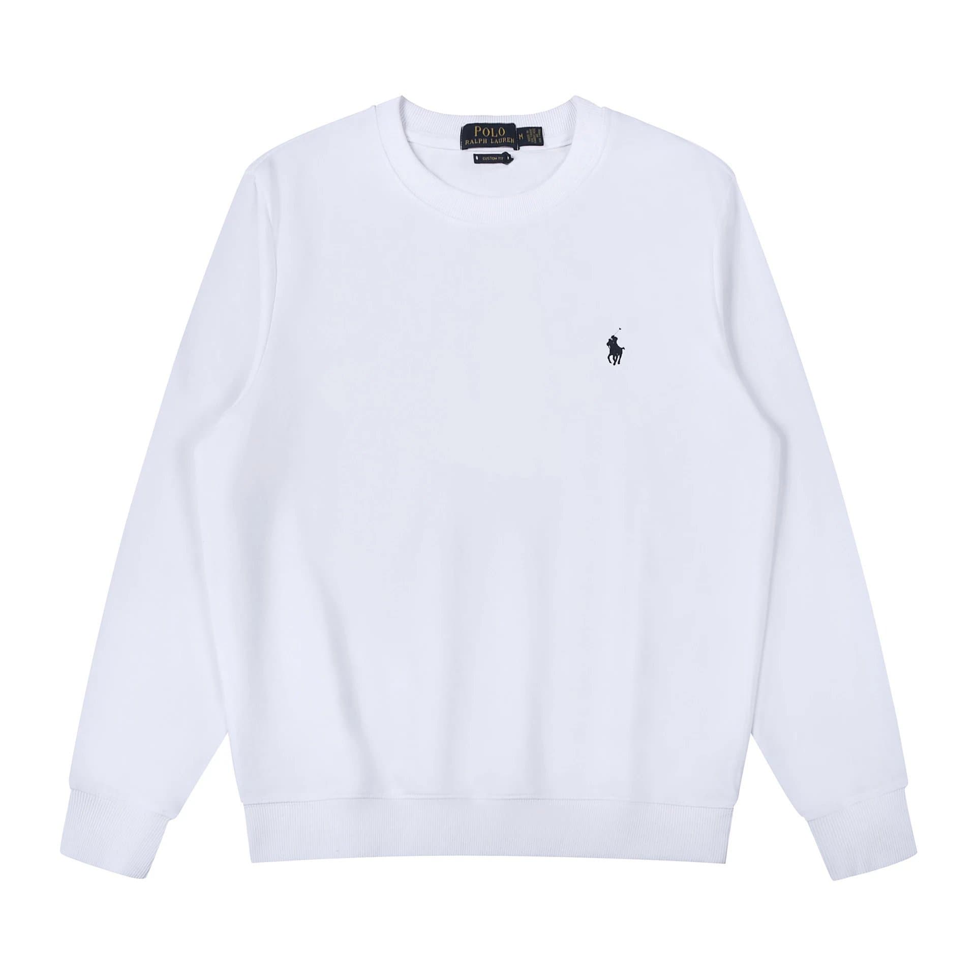 Polo Ralph Lauren Polo Bear Sweatshirt Off-White — 棉圆领白色-黑标