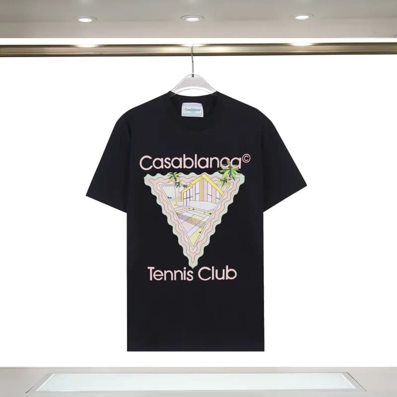 Graphic T-Shirt Casa Blanca Arch Print — 8362 black