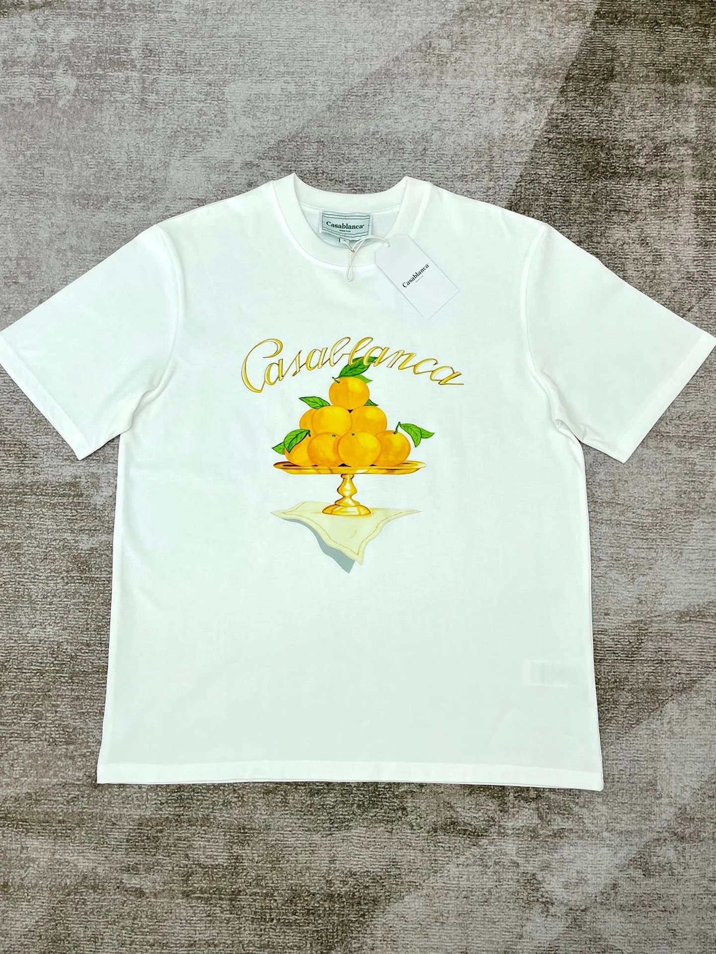 Casablanca Airways Tee Orange Plane Graphic — 白色9