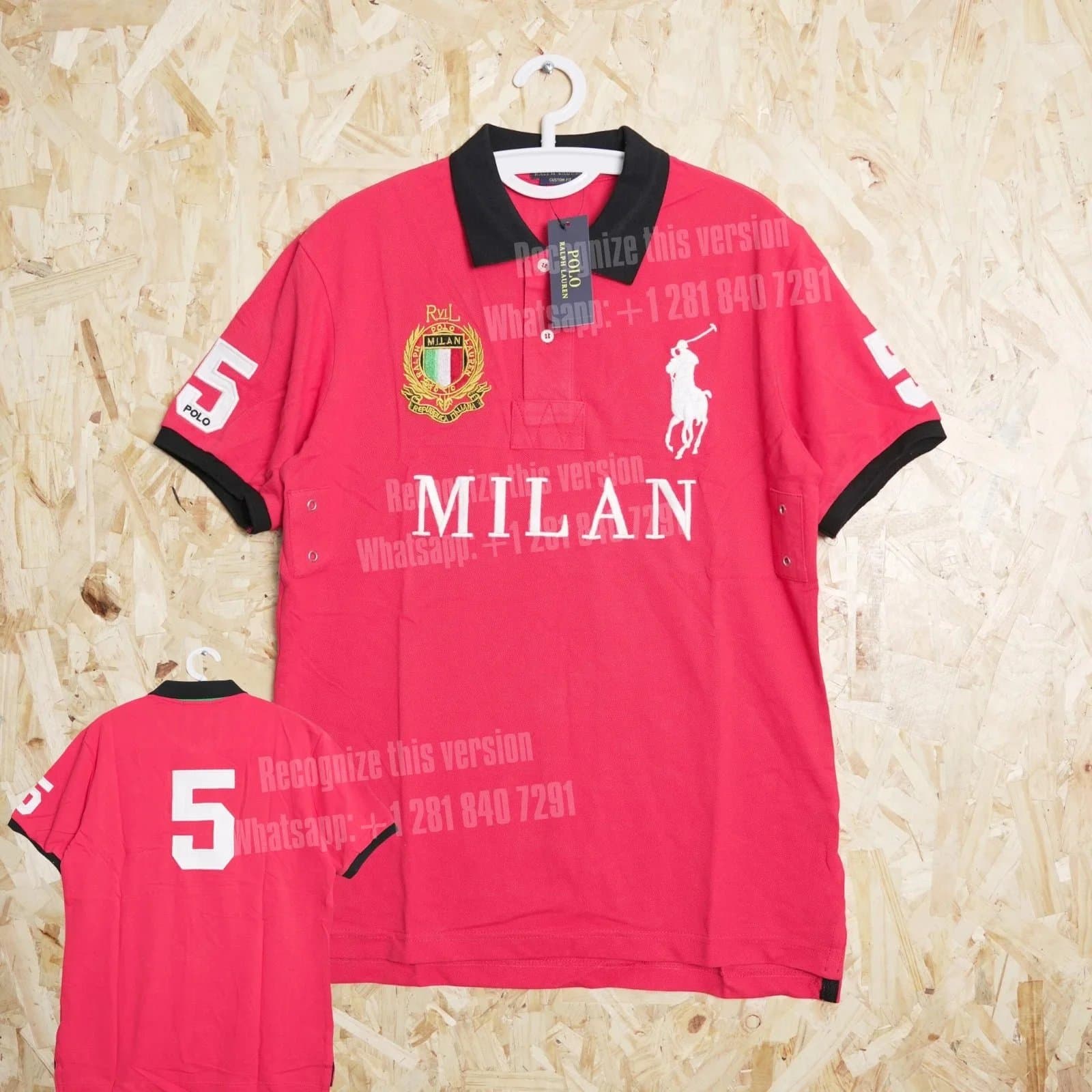Polo Ralph Lauren Polo Shirt Berlin Edition — MILAN(red)