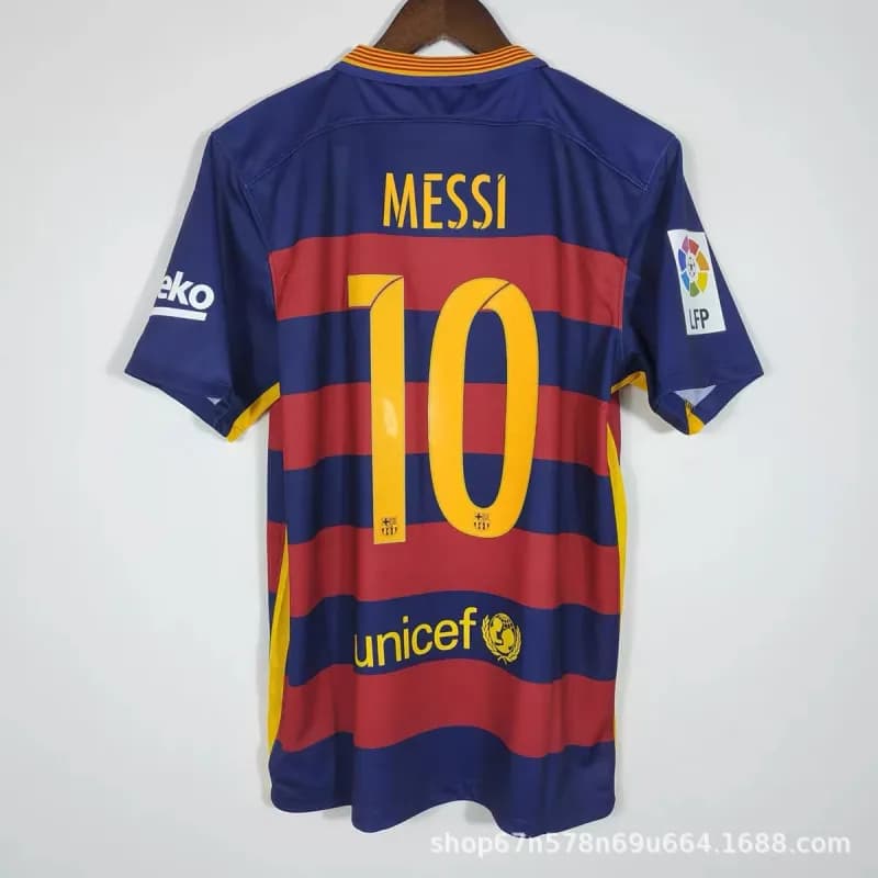 Home Jersey Messi 10 — 1516巴萨主场定制10号