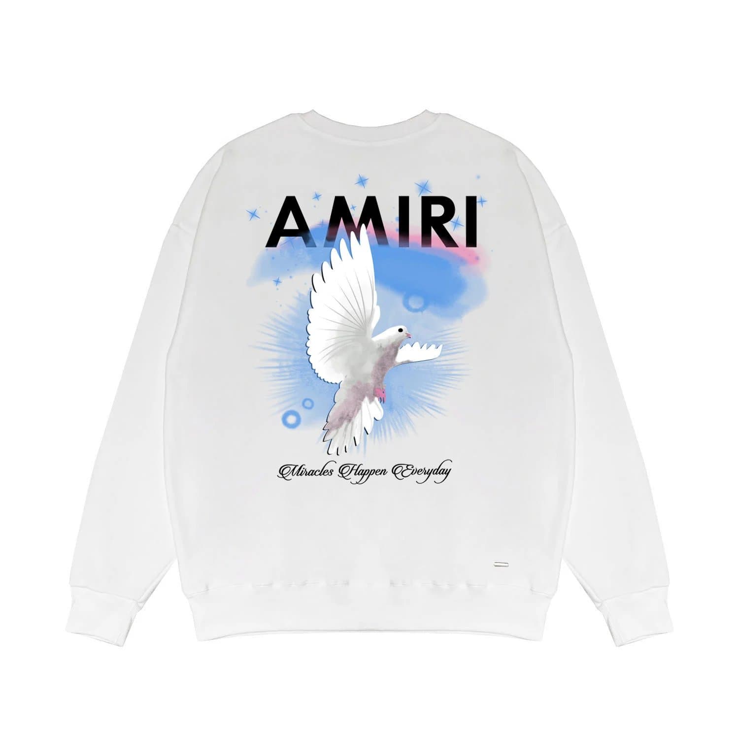 Amiri Crewneck Sweatshirt Dripping Logo — A2