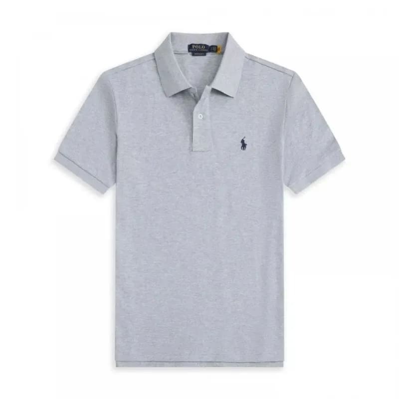 Polo Ralph Lauren Polo Shirt Classic Fit — 灰色青标