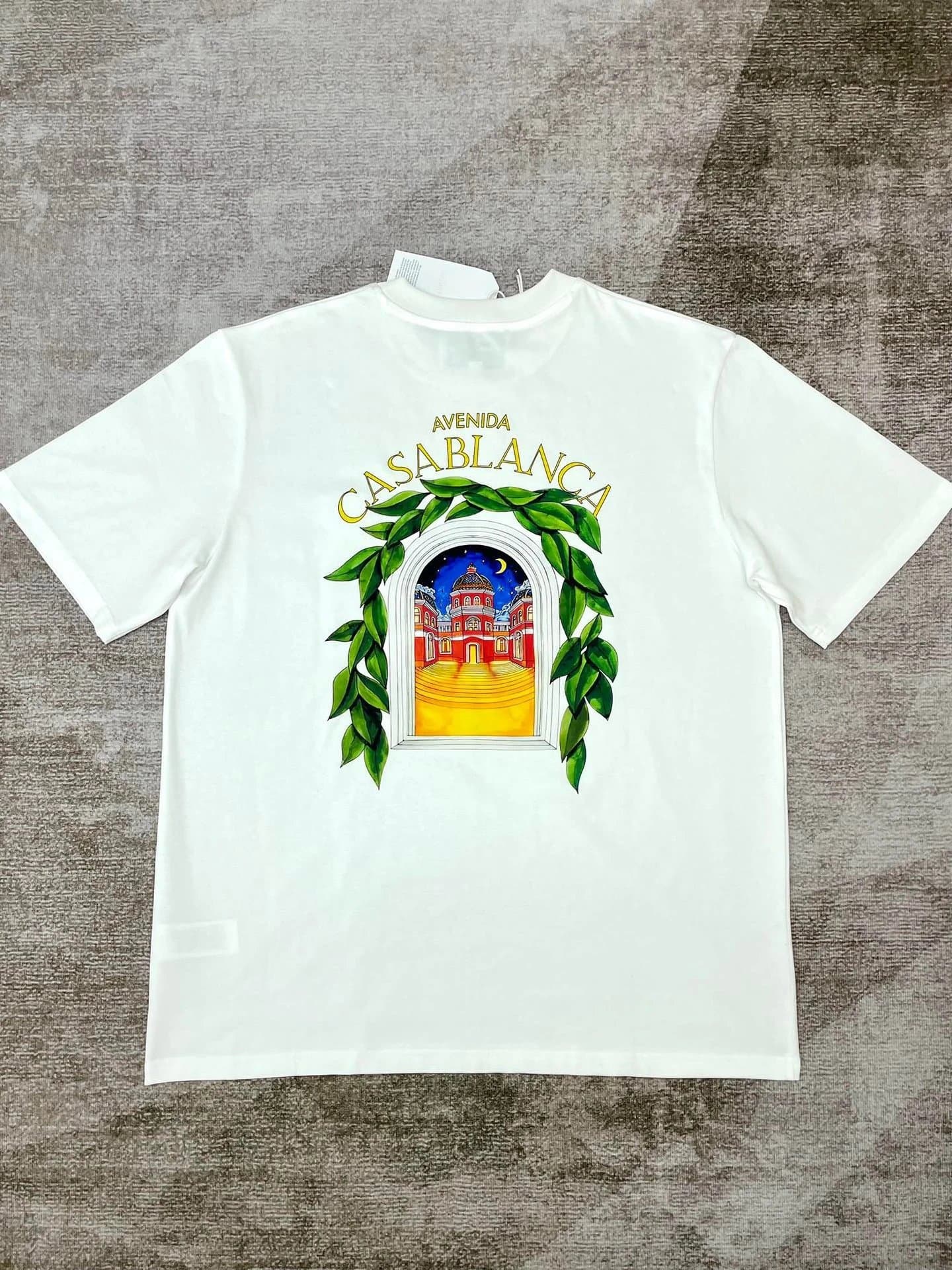 Casablanca Graphic Tee The Impossible Possibilities — White 17