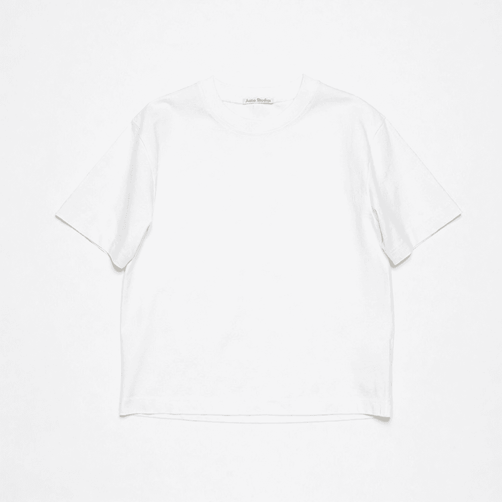 Acne Studios Logo T-Shirt Script Logo — 白色(AC908042)