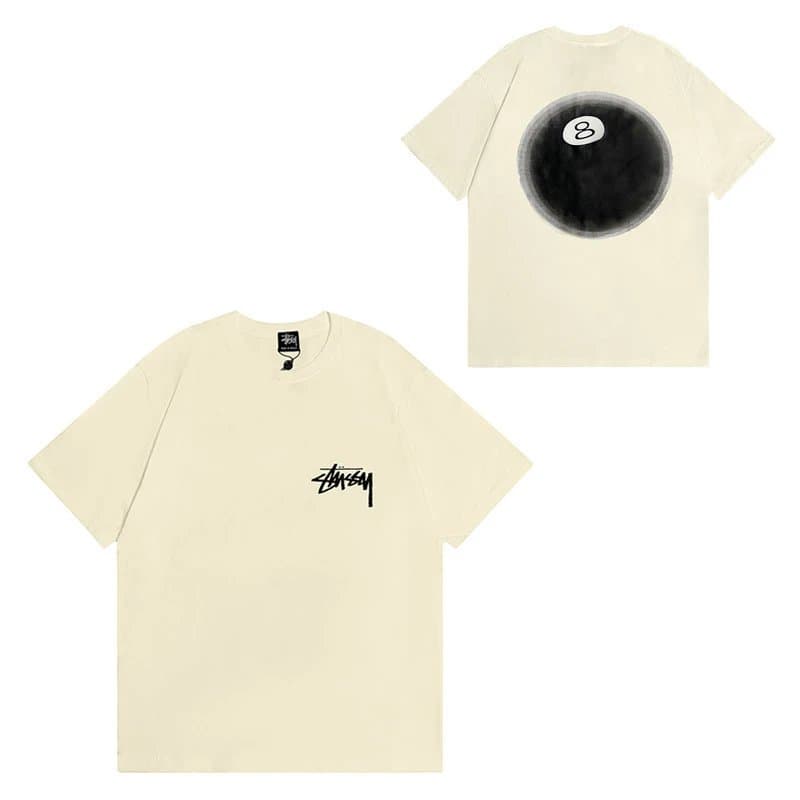 Stüssy Wizard Graphic Tee Black with Wizard Print — 939杏色