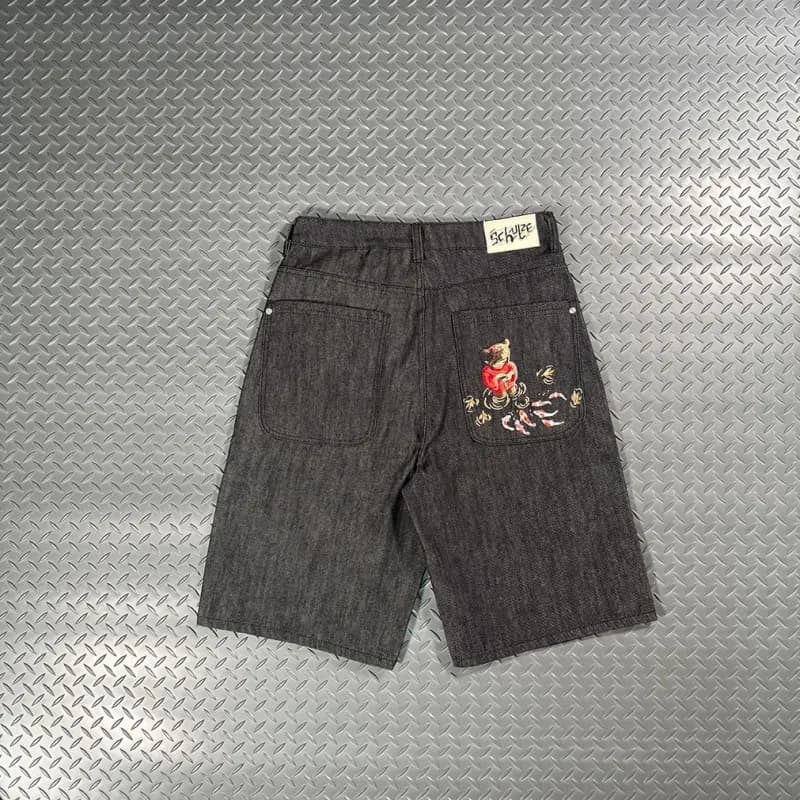 Levi's 501 Jeans Washed Grey with Embroidered Back Pocket — 黑/5001/短裤