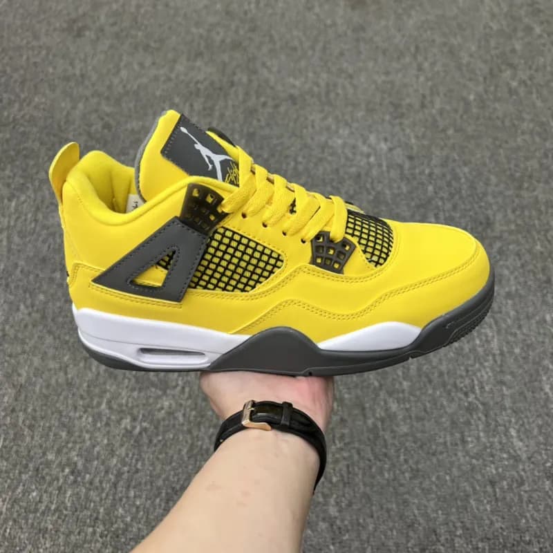 Air Jordan 4 White Cement — J4--05电母 闪电
